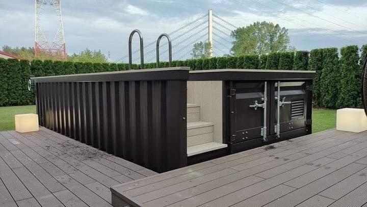 Piscina Contentor 20’ – Design Pronto a Usar