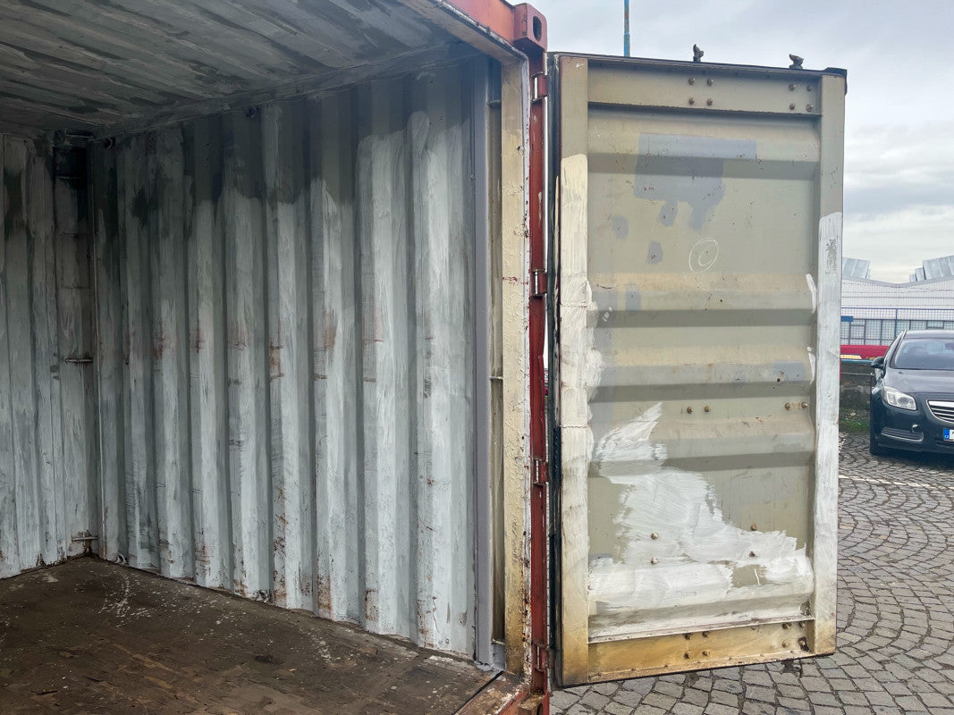 Contentor Usado de 10 Pés – Compacto, Económico e Resistente