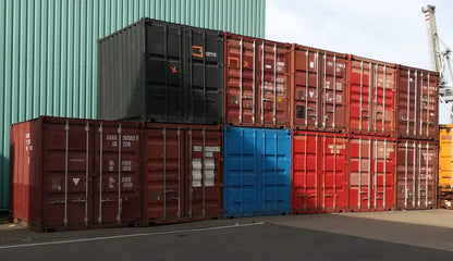 Contentor marítimo usado de 10 pés para carga seca