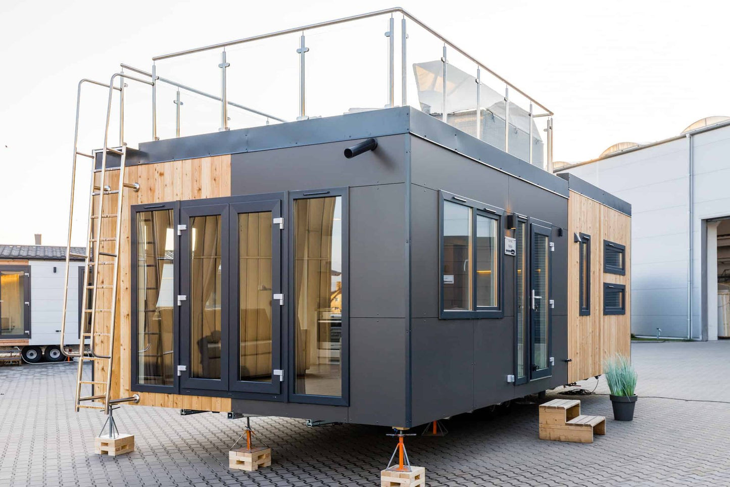 Casa móvel Malta Haus – 2 quartos com terraço no último piso