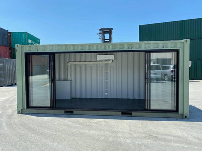 Contentor Escritório 20 Pés com Vidro Lateral