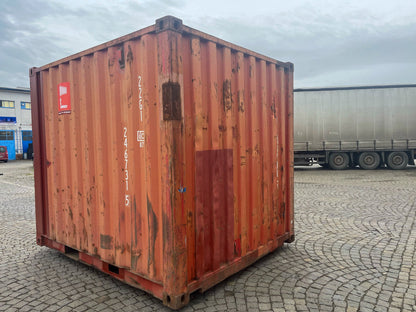 Contentor Usado de 10 Pés – Compacto, Económico e Resistente