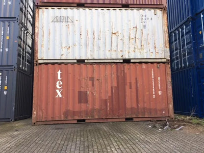 Contentor Baú Seco de 20 pés – Utilizado com Certificação CSC