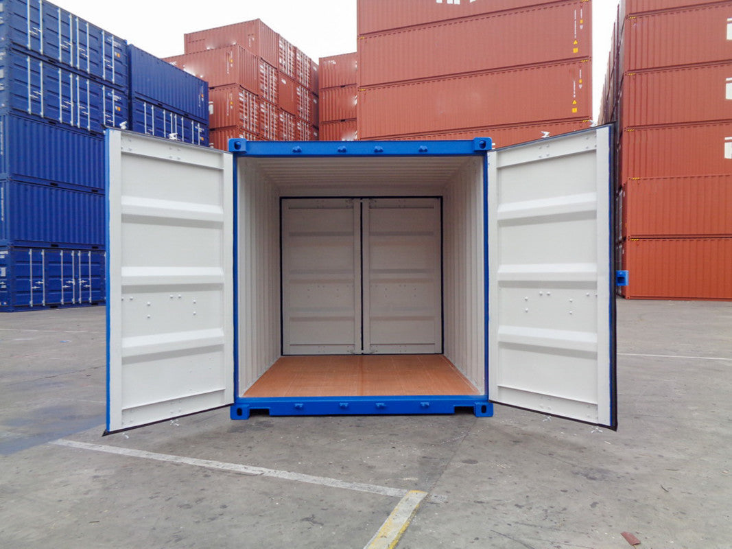Contentor marítimo de 10 pés com porta dupla