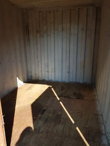 Contentor marítimo usado de 10 pés para carga seca