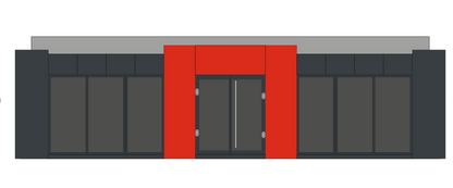 Escritório em contentor 12,00 × 6,00 m – Modelo Lisboa