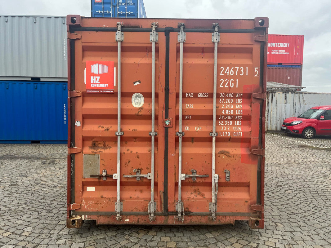 Contentor Usado de 10 Pés – Compacto, Económico e Resistente