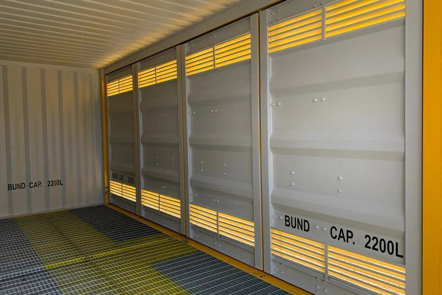 Contentor para materiais perigosos de 20 pés