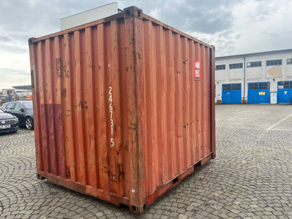 Contentor Usado de 10 Pés – Compacto, Económico e Resistente