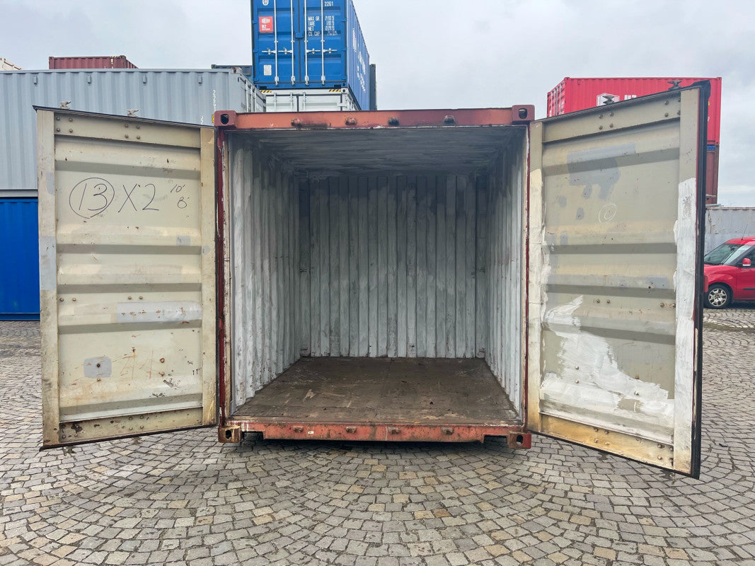 Contentor Usado de 10 Pés – Compacto, Económico e Resistente