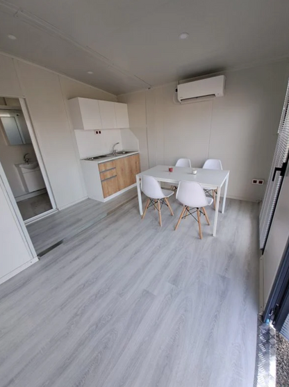 Bangalô mobiliado – Chalé com jardim de 28 m²