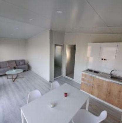 Bangalô mobiliado – Chalé com jardim de 28 m²