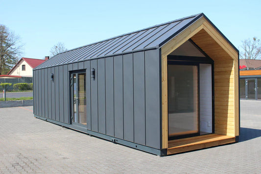 Casa minúscula pronta para morar – 10,90 × 2,90 m