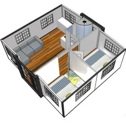 Tiny House 2024 - Contentor Móvel - 2 Quartos e Cozinha