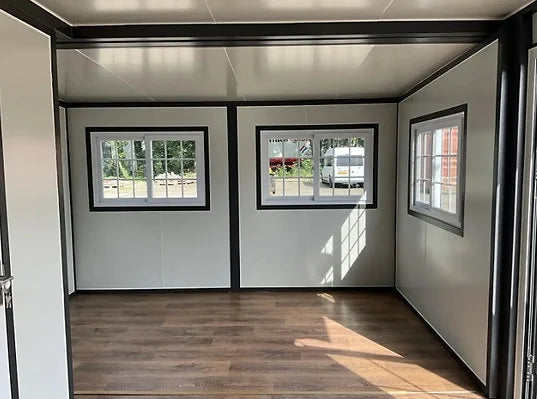 Mini casa contentor da Gronelândia – 25 m² (6 × 4 m)