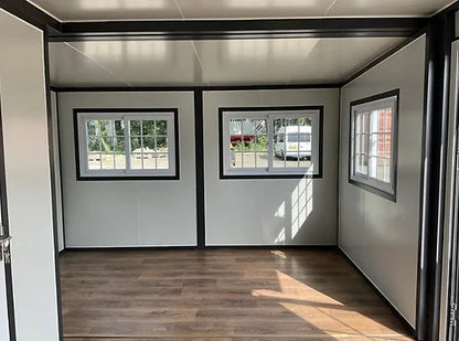 Mini casa contentor da Gronelândia – 25 m² (6 × 4 m)