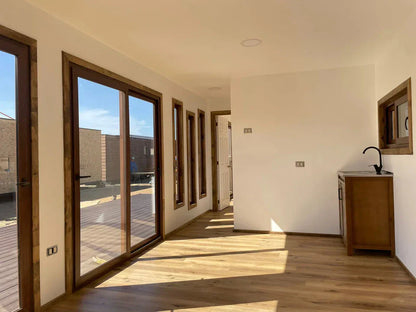 Casa modular Leyton – 30 m² (10 × 3 m, 2 quartos)